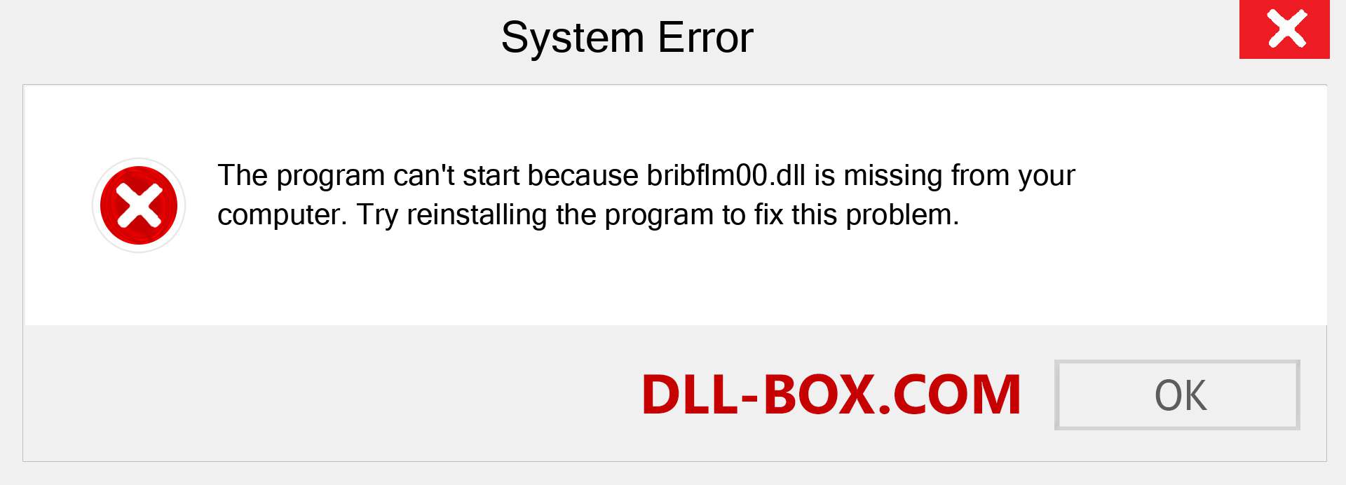  bribflm00.dll file is missing?. Download for Windows 7, 8, 10 - Fix  bribflm00 dll Missing Error on Windows, photos, images